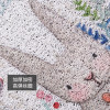 北欧进入户垫玄关丝圈圆形地垫家用卧室客厅pvc吊篮地毯脚垫_1 直径60cm 坠爱之鸟圆形丝圈地垫