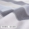 日式条纹桌布布艺棉麻小清新加厚茶几餐桌布现代简约加厚流苏北欧_1 60*60cm 晨曦米白流苏桌布