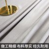 日式桌布布艺灰色棉麻亚麻餐桌布纯色现代简约素色茶几台布长方形 130*220cm 旭风纯黄桌布