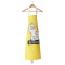 夏季工作薄款透气背心式围裙女家用韩版创意厨房全身防水罩衣 公主火烈鸟围裙