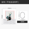 美式复古浴帘浴室防水布防霉卫生间隔断洗澡干湿分区家用加厚垂坠 默认尺寸 窗边风景浴帘150宽*高180cm送钩