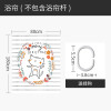 北欧风格浴帘浴室挂帘防水防霉隔断帘个性时尚洗手间干湿分离 默认尺寸 蘑菇房的猫咪100宽*高180cm送钩