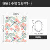 美式浴帘浴室防水布简易帘子套装免打孔隔断帘卫生间干湿分区屏风_1 默认尺寸 蜂鸟与花浴帘180宽*高180送钩