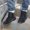 斯凯奇（SKECHERS）男鞋秋季新款加绒运动鞋轻便系带中帮减震健步鞋休闲鞋54300 54300-BBK（男） 7.5（40码）