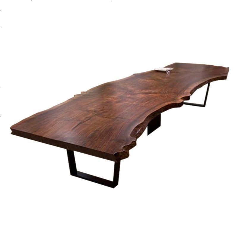 实木大板茶桌实木板材不规则边整木大板实木原木大板茶几桌面板_3 桌160*70*75（板厚5cm）