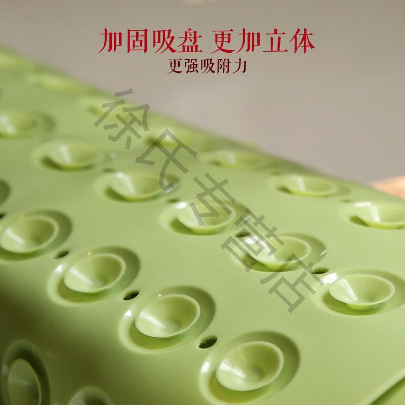 浴室防滑垫卫浴淋浴洗澡脚垫卫生间地毯厕所家用防水垫子地垫新品_597 爱情红54×54