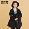 波司登童装新款时尚风衣外套刺绣女童多穿保暖羽绒服 130cm(130/64) 硕士黑8500