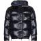 EMPORIO ARMANI 阿玛尼 男款锦纶鸭绒连帽羽绒服 6G1BQ1 1NIHZ 0999-黑色 46