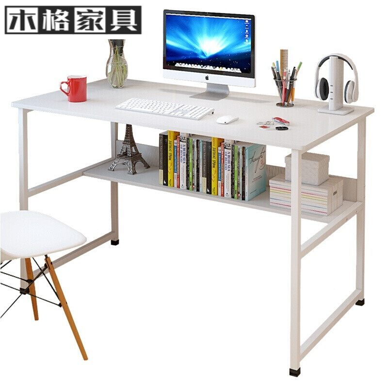 苏宁放心购电脑桌台式桌子简约经济型卧室学生写字桌家用小户型简易书桌简约新款 60CM简易款(此款偏小掌柜建议购买大尺寸)