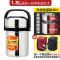 【保温12小时】304保温饭盒桶双三层学生大容量不锈钢提锅 1.5L(送餐具+保温袋)【特厚款】（菜饭格加深)紫咖色