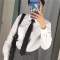 瑞丽珑懒人男女5CM8窄领带韩版手打男女士新伴郎结婚JK潮学生领带亮INS新款品质_901 大红8CM手打款