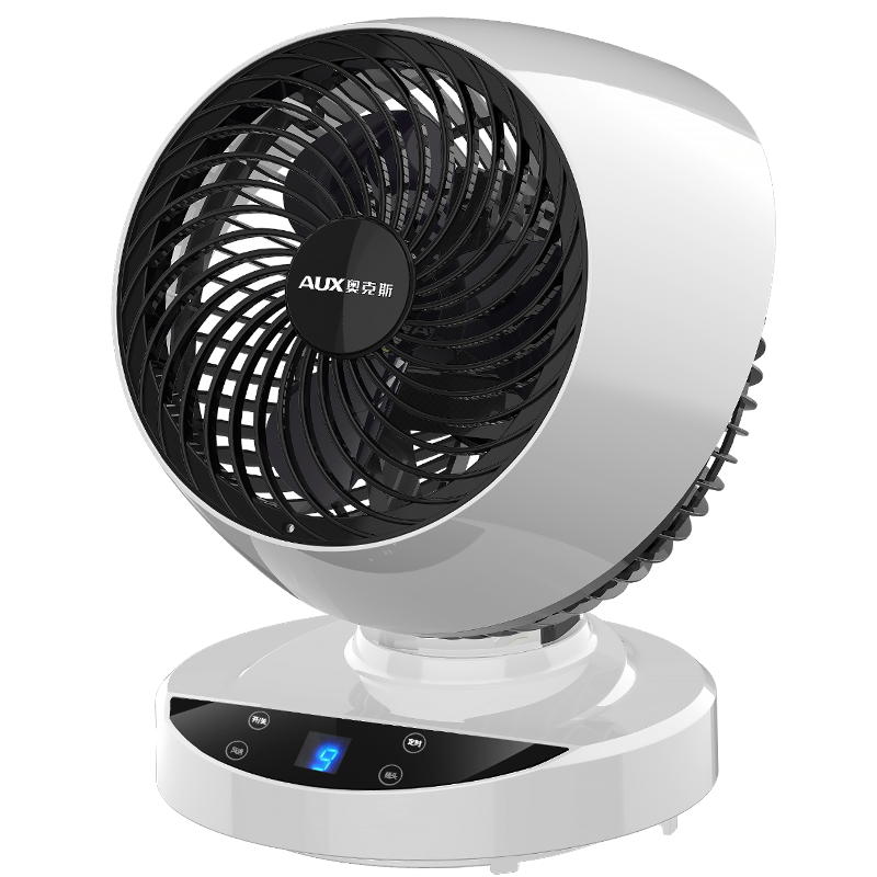 奥克斯电风扇空气循环扇涡轮对流落地台式摇头学生静音桌面风扇 遥控