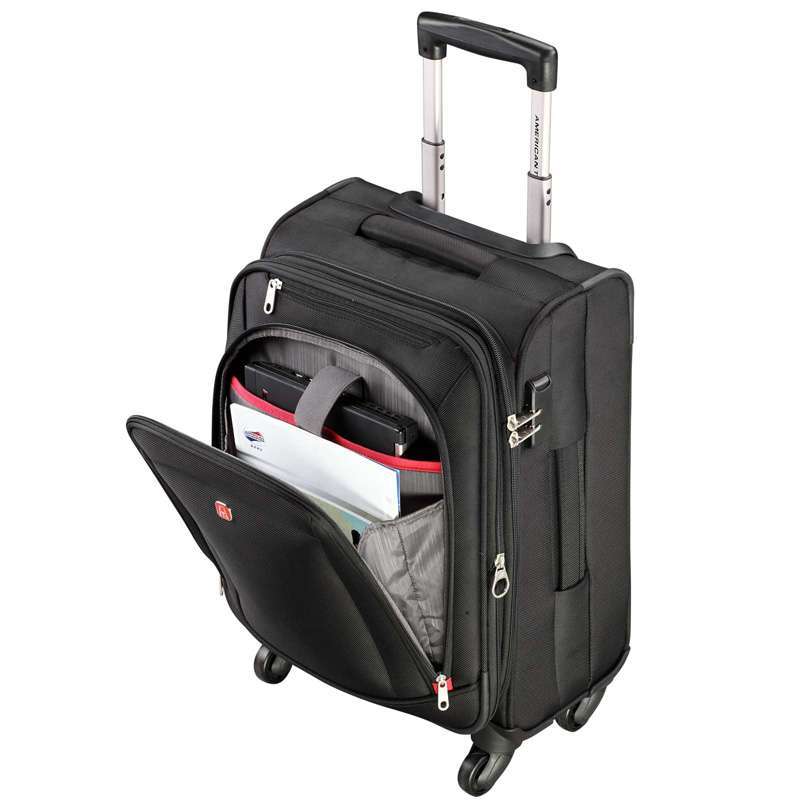 美旅箱包americantourister商务万向轮拉杆箱19寸黑色93z*09004