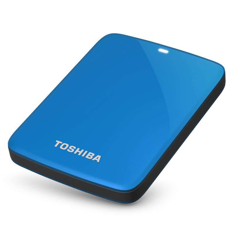 东芝移动硬盘恺乐v7 connect分享系列(usb3.0)2tb(神秘蓝)