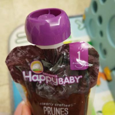 禧贝（Happy Baby）婴幼儿有机西梅泥蔬果泥 一段 99g/袋装 辅食添加初期以上 原装进口 4个月以上晒单图