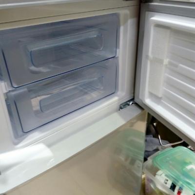 美菱（MELING）BCD-206L3CT 206升 三门冰箱 冰箱家用 电冰箱 小冰箱 直冷三门 独立三温区（银色）晒单图
