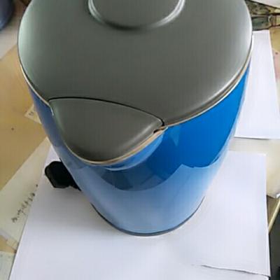 美的（Midea）电水壶 WH517E2g 1.7L 双层防烫 食品级304不锈钢 防尘设计 电热水瓶 电水壶 蓝色晒单图