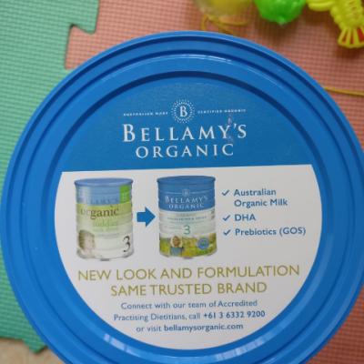 澳大利亚贝拉米Bellamy's有机婴幼儿奶粉3段1-3岁宝宝900g澳大利亚原装进口晒单图