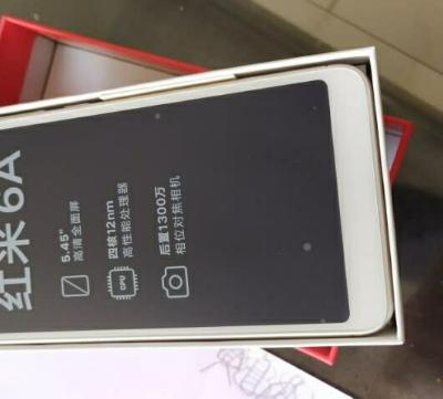 Xiaomi/小米 红米6A 2GB+16GB 流沙金 移动联通电信全网通4G手机晒单图