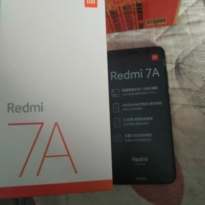 Xiaomi/小米 Redmi 红米 7A 2GB+16GB 磨砂黑 移动联通电信全网通4G手机 大电量大音量智能手机晒单图