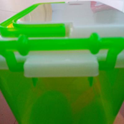 茶花6.5L透明收纳箱塑料小号透明有盖箱药盒小花箱2843P 颜色随机 颜色随机晒单图