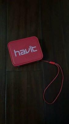 海威特 M5 智能蓝牙音箱 AI 无线 低音炮 迷你 户外便携式 音响 3d环绕音效 内置小度助手 红色晒单图