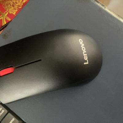 联想(Lenovo)办公鼠标有线usb大红点M120Pro商务便携笔记本台式电脑一体机家用 人体工程学晒单图