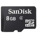 Sandisk闪迪8GB TF卡手机存储卡CLASS 4 插卡音箱8g手机内存卡通用款8G闪存卡