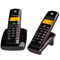 摩托罗拉 (MOTOROLA) D402C 2.4G 数字 无绳电话 (黑色)