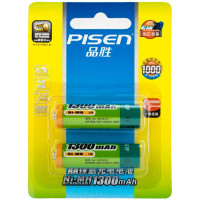 品胜(PISEN)数码AA电池1300mAh(2支装)（5号镍氢充电电池）