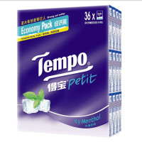 Tempo/得宝 迷你4层纸手帕*36包 冰薄荷味