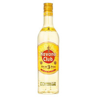 哈瓦那3年朗姆酒700ml/瓶 洋酒