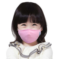 绿盾 抗菌防颗粒物 舒适保温型口罩 粉红XS 纸盒装