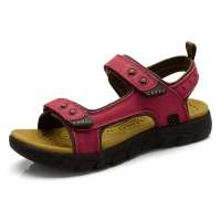 CAMEL/骆驼女户外舒适休闲凉鞋 81309601红色37