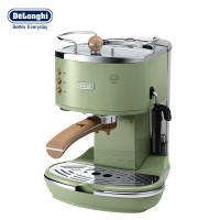 德龙(DeLonghi) ECO310（橄榄绿） 泵压式咖啡机 家用意式半自动咖啡机 不锈钢锅炉 独立蒸汽系统
