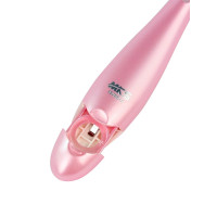 美克斯（MKS ）眼部美容按摩仪 NV8518 美眼仪 去眼袋黑眼圈按摩仪 眼霜导入仪 热敷 按摩棒眼保笔 粉色