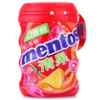 曼妥思 无糖口香糖瓶装(酸柠红果味）56g 水果味