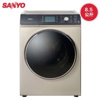 三洋（SANYO）8.5公斤全自动烘变频滚筒洗衣机DG-F85366BG（玫瑰金）