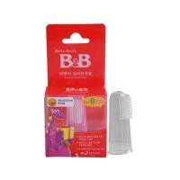 保宁（B&B）新生儿硅胶指套牙刷 宝宝牙刷软毛