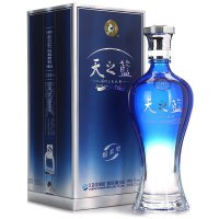 洋河 天之蓝52度375ML 单瓶 绵柔口感 （新老包装随机发货）