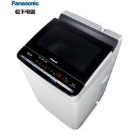 松下（Panasonic） XQB80-H8252 8公斤松下洗衣机波轮 超薄超大容量超静音洗衣机全自动8kg (银色)