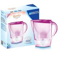 碧然德 Brita 净水壶 滤水壶 净水杯 净水机 金典系列 郁金香粉 2.4升 一壶七芯