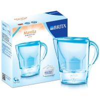 碧然德 Brita 净水壶 滤水壶 净水杯 净水机 金典系列 胡姬蓝 2.4升 一壶四芯