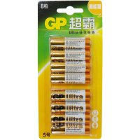 GP超霸5号碱性电池8粒装