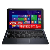 华硕(ASUS)T3CHI 12.5英寸触控二合一轻薄笔记本电脑(酷睿M-5Y71 8G 128G 高清屏 蓝黑) 黑色