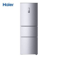 海尔（Haier）BCD-251WDPM 251升 无霜三门门冰箱（银色）