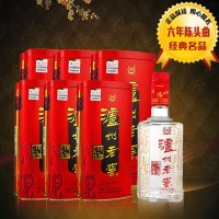泸州老窖 六年窖头曲 52度 500ml*6 浓香型白酒 整箱装