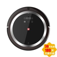 信社XS1智能扫地机器人 自动充电家用除螨拖地机吸尘器 黑色