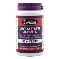 澳洲Swisse瑞思 中老年女性复合维生素片剂 90片 1瓶装 女士50+/50岁以上营养补充增强免疫 澳大利亚进口