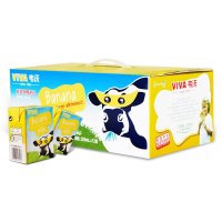 【苏宁自营】韦沃VIVA 牛奶（香蕉口味） 200ml*12盒 英国进口